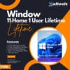 Window 11 Home 1 user Lifetime