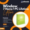 Window 7 Home 1 user Lifetime