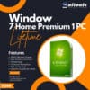 Window 7 Home Premium 1 user Lifetime