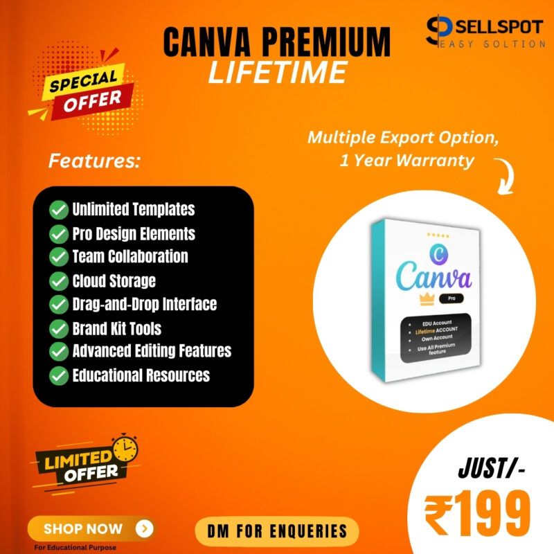 Canva Pro yearly (EDU)