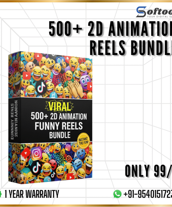 500+ 2D Animation Reels Bundle